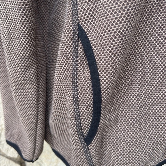 Powder River Outfitters Womens L‎ XL Brown Diamond Fleece Pullover Quarter Zip - Picture 3 of 8